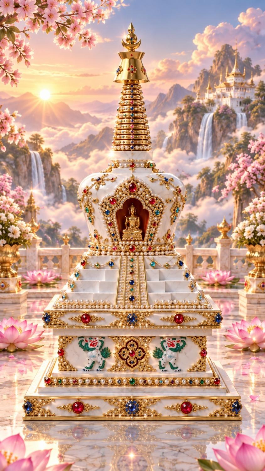 Stupa of the Descent from the Tushita Heaven